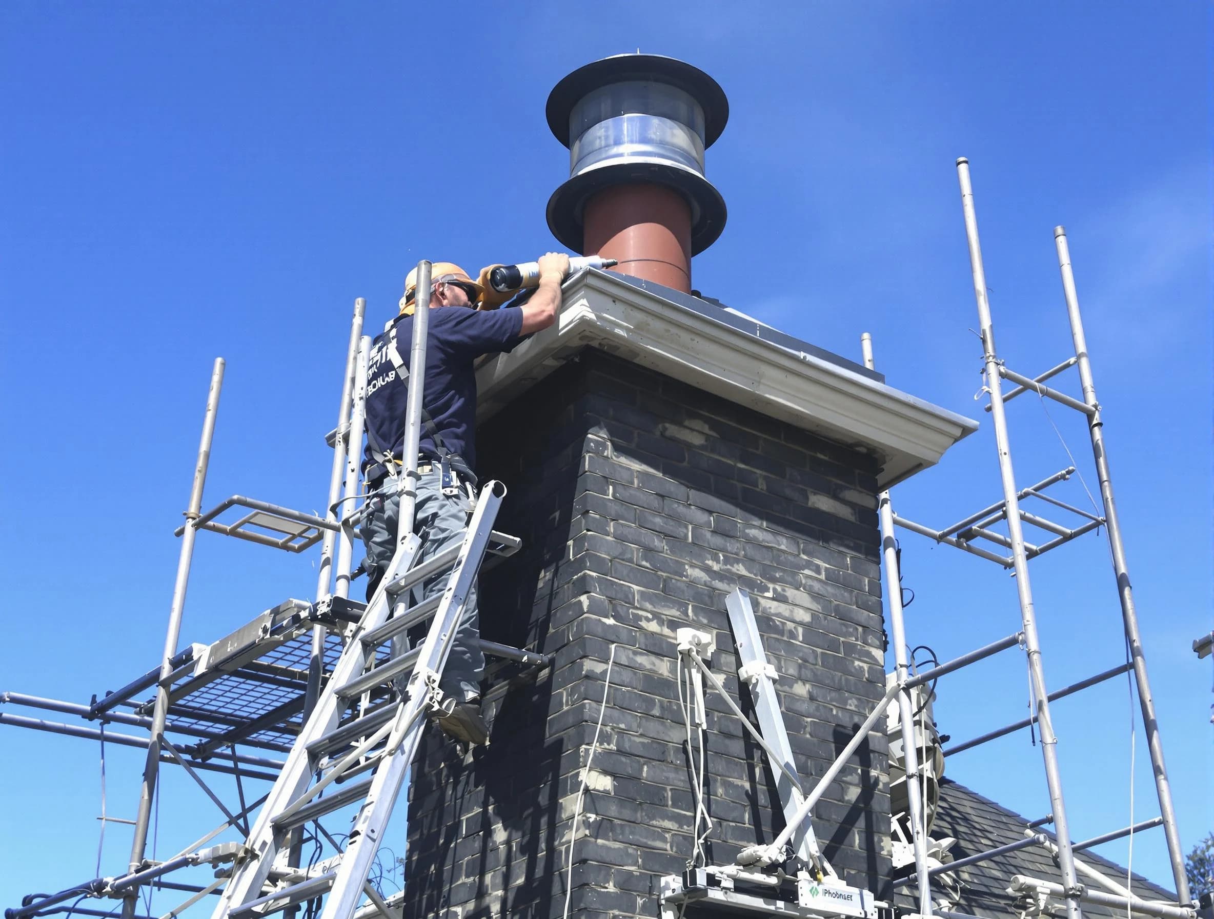 Sturdy chimney crown finished by McCalla Chimney Sweep in McCalla, AL
