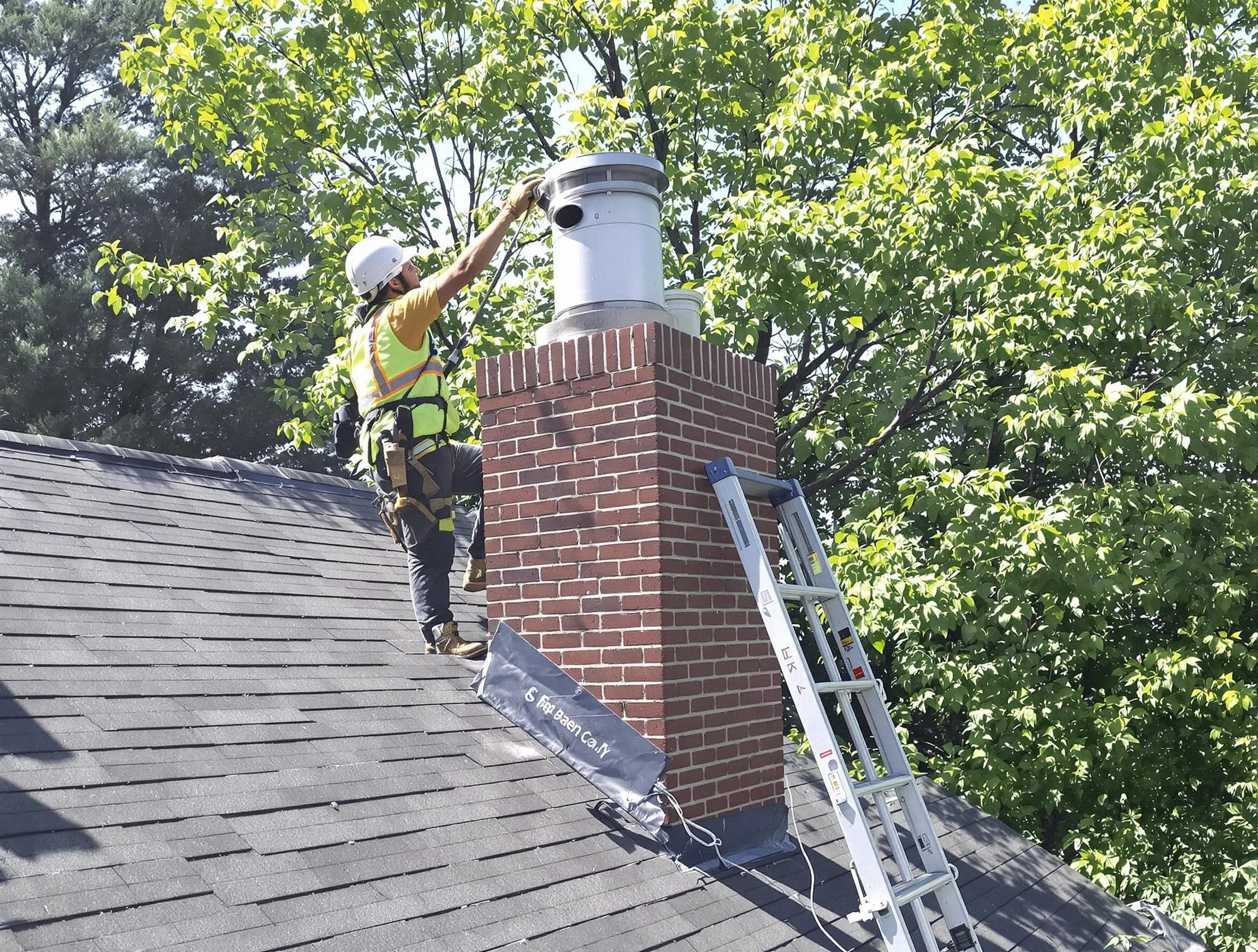 Chimney liner inspection by McCalla Chimney Sweep in McCalla, AL