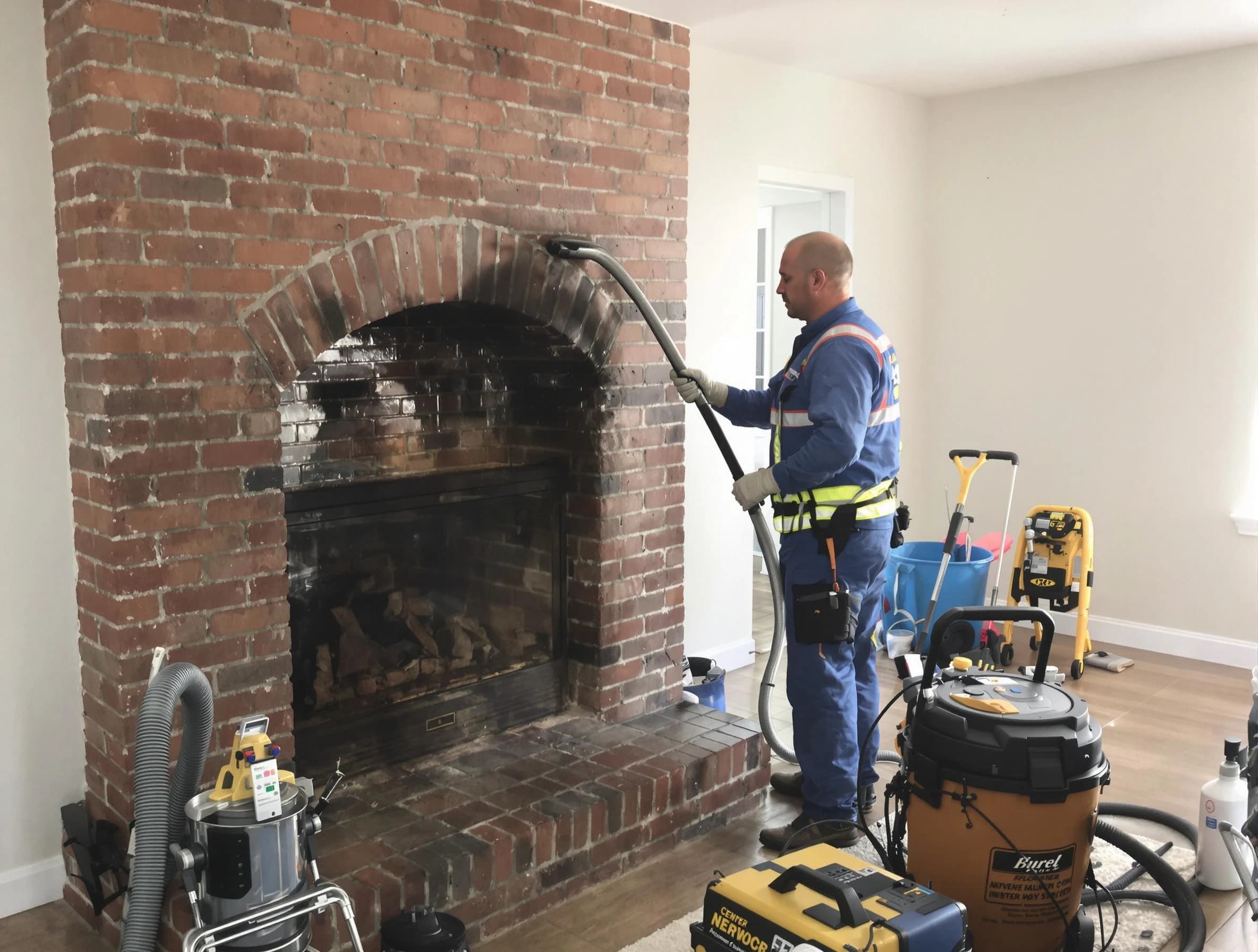 McCalla Chimney Sweep expert performing detailed chimney sweep in McCalla, AL