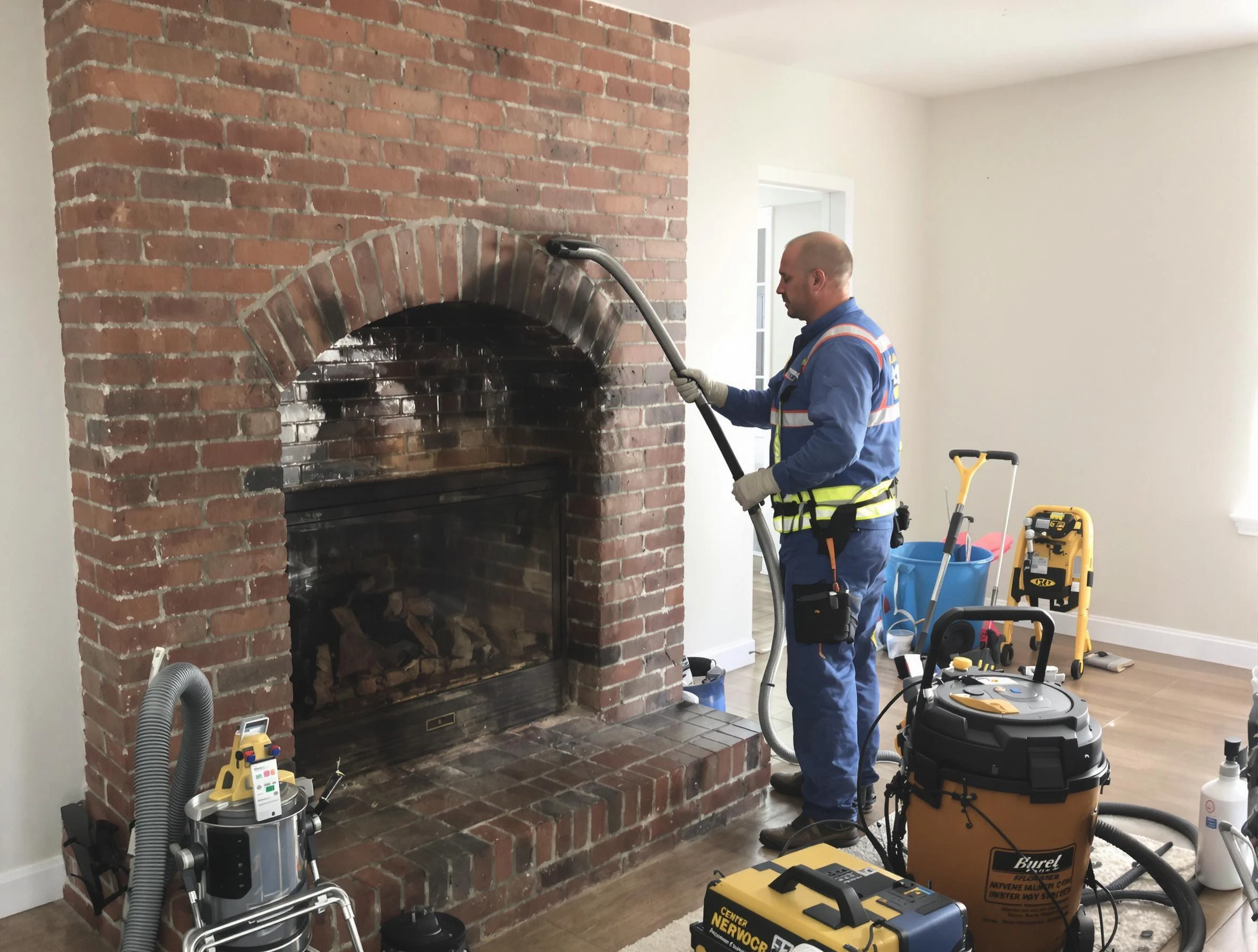 McCalla Chimney Sweep expert performing detailed chimney sweep in McCalla, AL