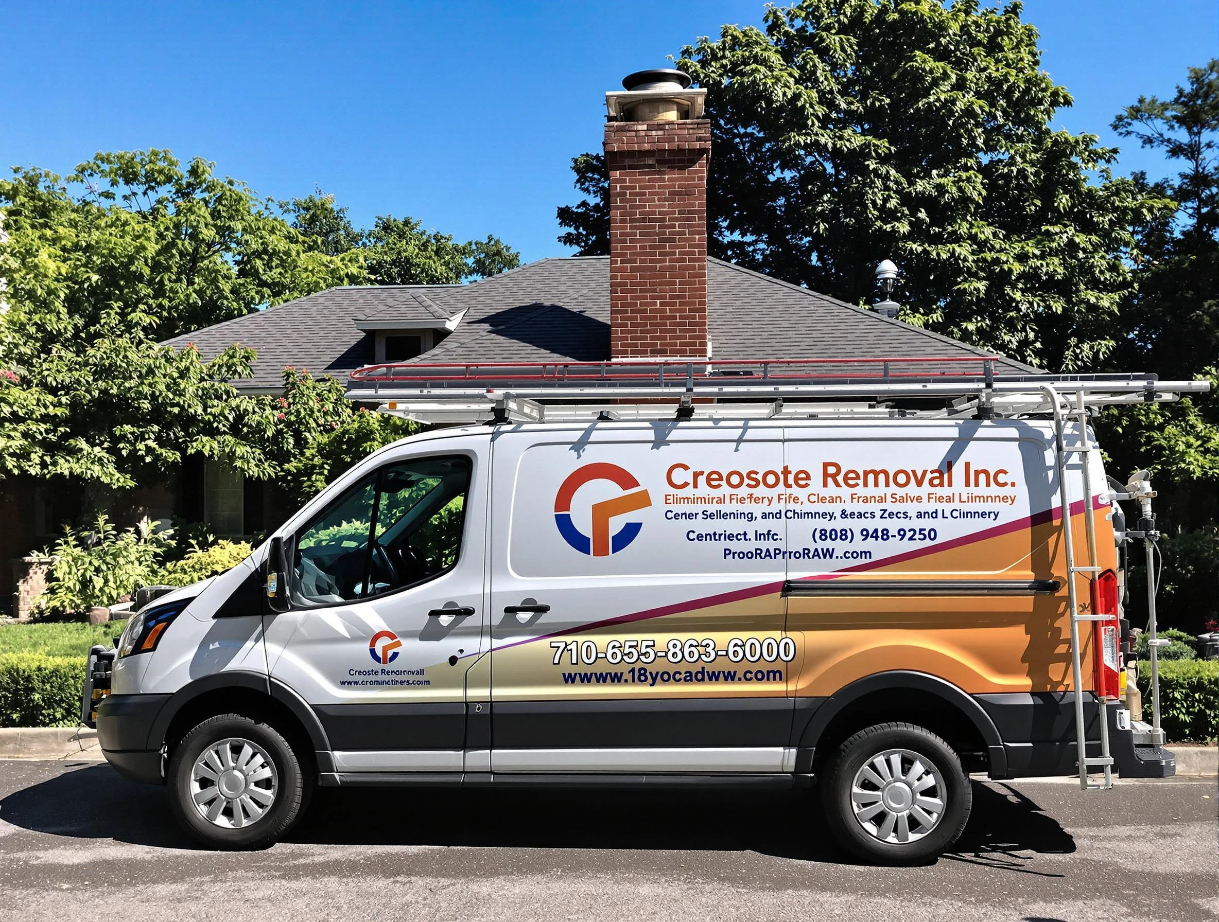 McCalla Chimney Sweep technician removing creosote safely in McCalla, AL
